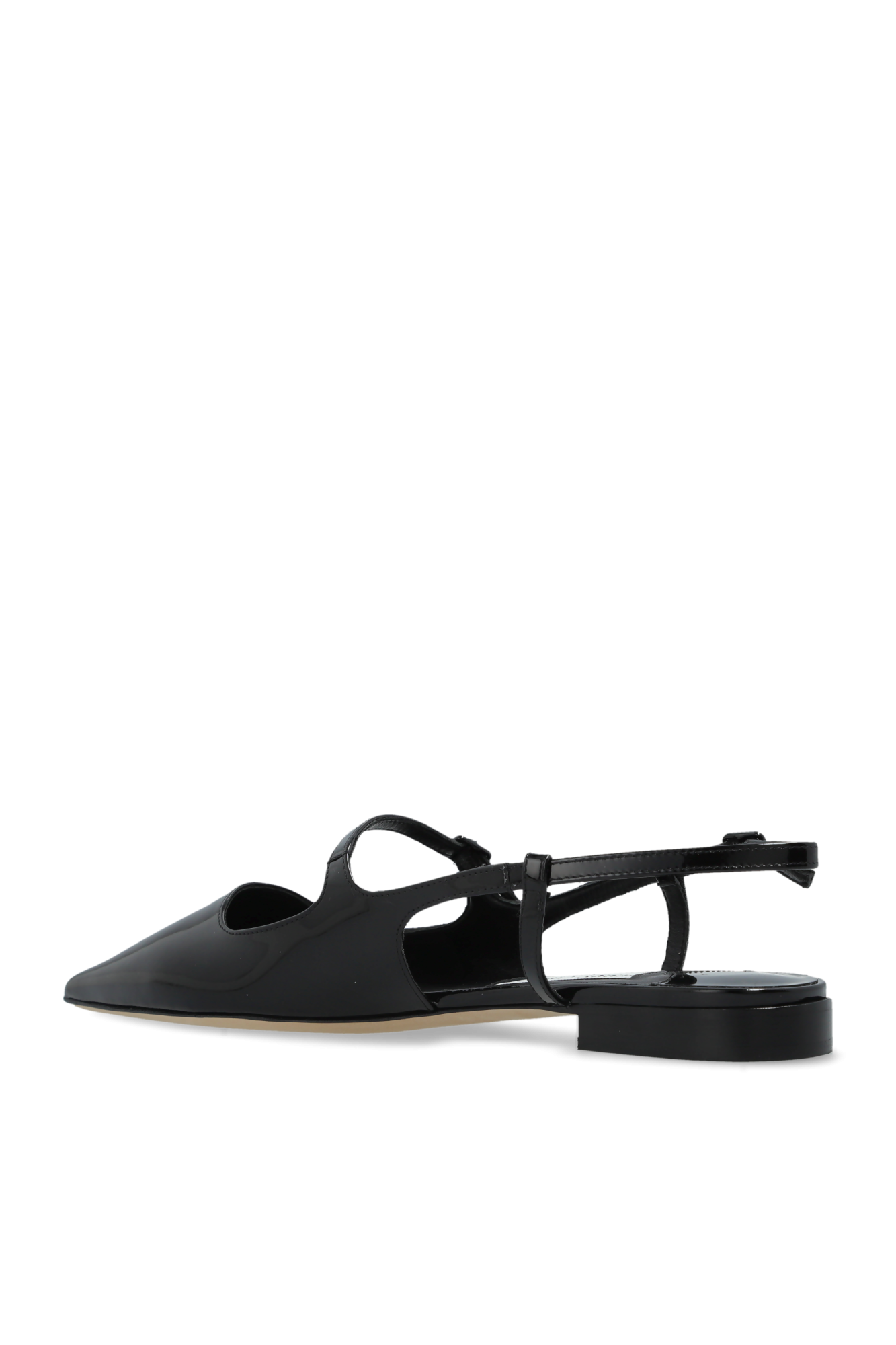 【送料&関税込】Jimmy Choo Didi Flat Mules Didi Flat | Black Patent Leather Flats | JIMMY CHOO